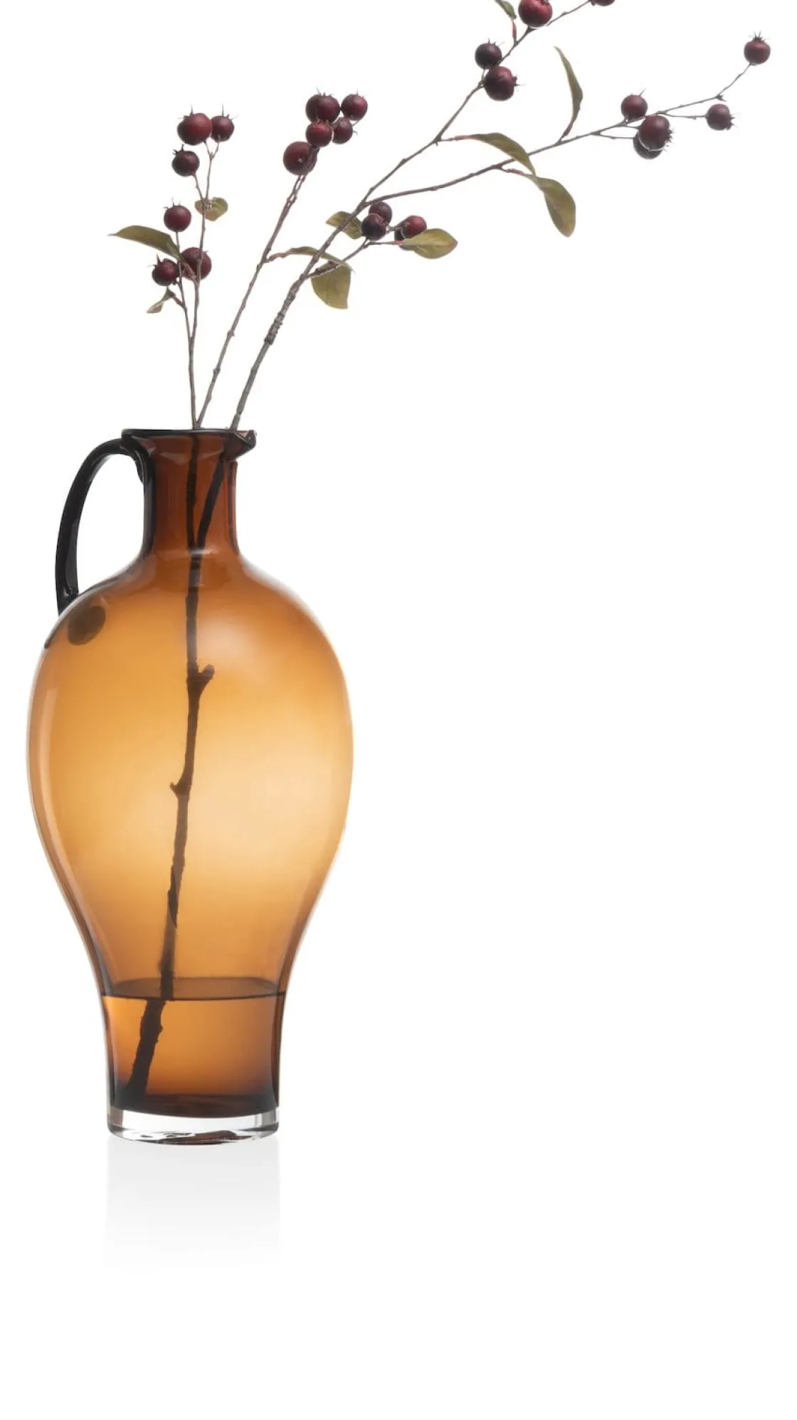 XOOON Sable vaas (H44cm) in de kleur Bruin - COCOmaison^ Woonaccessoires