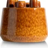 XOOON Safia vaas H21cm in de kleur Bruin - COCOmaison^ Woonaccessoires