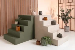 XOOON Safia vaas H15cm in de kleur Groen - COCOmaison^ Woonaccessoires