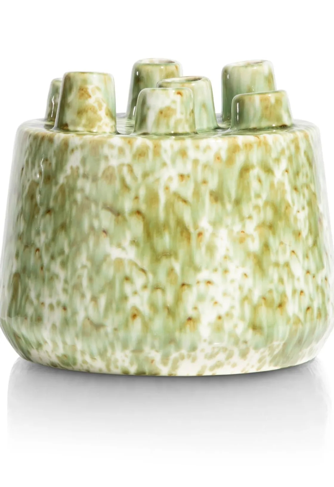 XOOON Safia vaas H21cm in de kleur Groen - COCOmaison^ Woonaccessoires