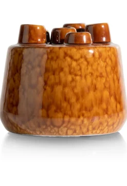 XOOON Safia vaas H15cm in de kleur Bruin - COCOmaison^ Woonaccessoires
