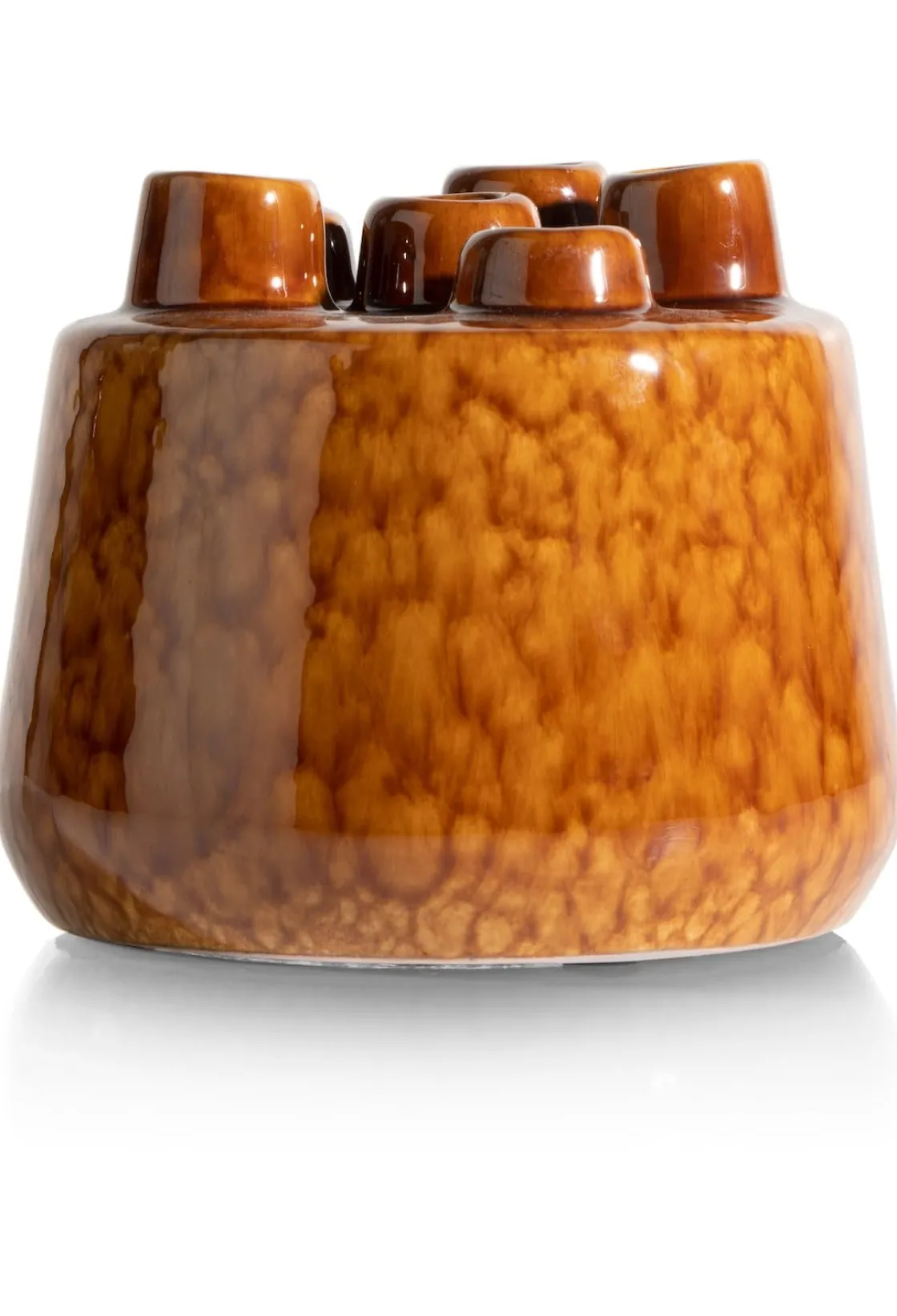 XOOON Safia vaas H15cm in de kleur Bruin - COCOmaison^ Woonaccessoires