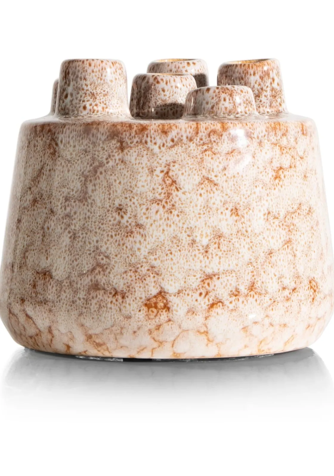 XOOON Safia vaas H15cm in de kleur Beige - COCOmaison^ Woonaccessoires