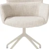 XOOON Sage, armstoel draaibaar - creme - stof Luton - Creme^ Armstoelen
