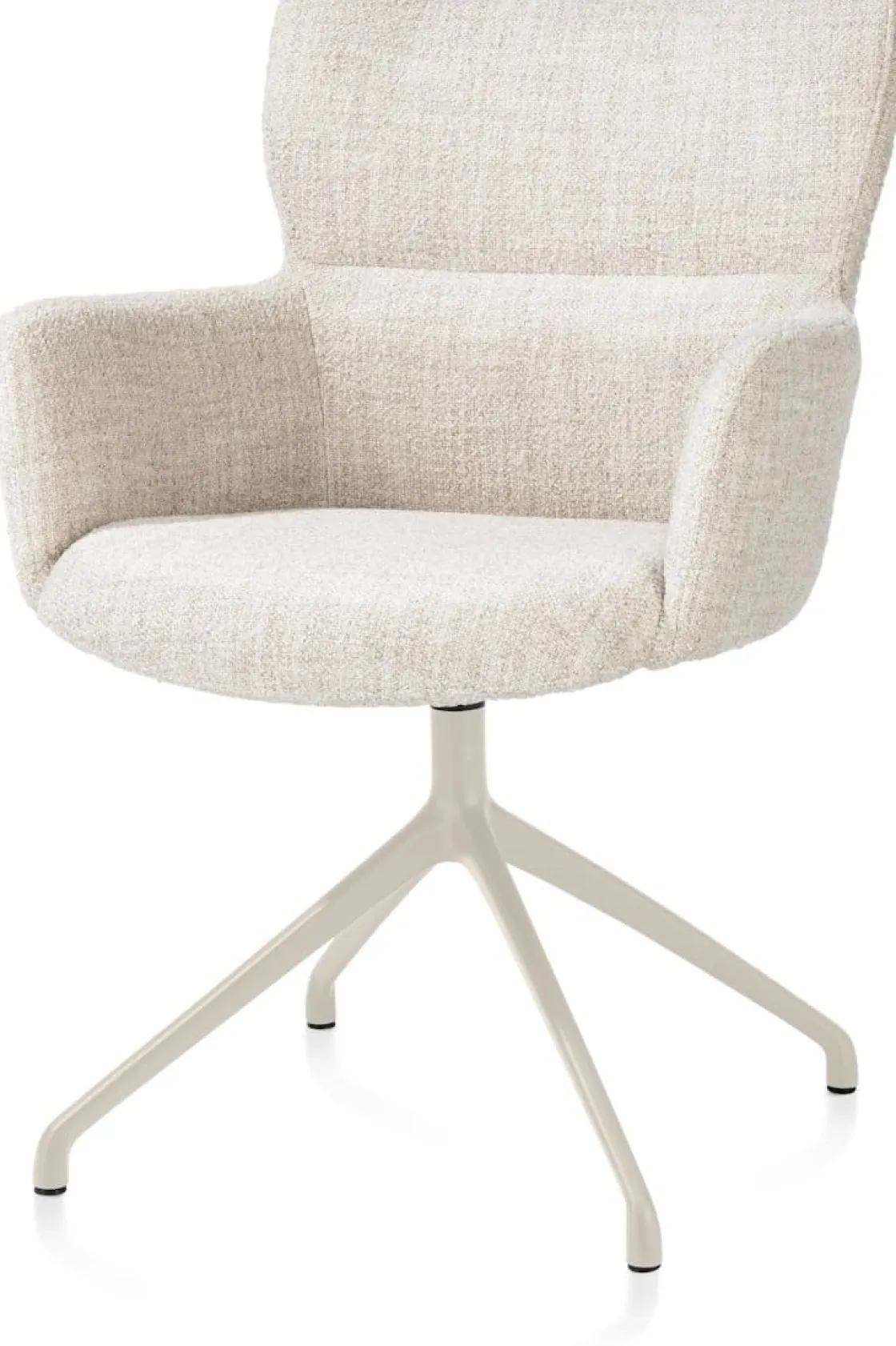 XOOON Sage, armstoel draaibaar - creme - stof Luton - Creme^ Armstoelen