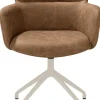 XOOON Sage, armstoel draaibaar - creme - stof Oregon - Desert^ Armstoelen