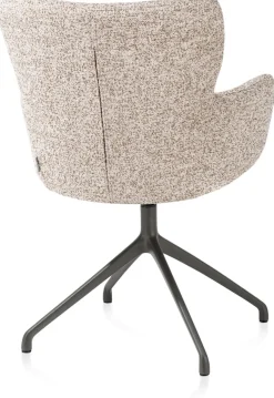 XOOON Sage, armstoel draaibaar - graphiet - stof Luton - koper^ Armstoelen
