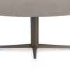 XOOON Saluti, EETKAMERTAFEL ELLIPS 180 X 105 CM. - CENTRALE POOT - STEELBROWN - Lava^ Eettafels