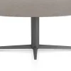 XOOON Saluti, EETKAMERTAFEL ELLIPS 180 X 105 CM. - CENTRALE POOT - GRAPHIET - Lava^ Eettafels