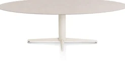 XOOON Saluti, EETKAMERTAFEL ELLIPS 240 X 110 CM. - CENTRALE POOT - CRÈME - Light sand^ Eettafels
