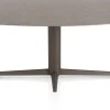 XOOON Saluti, EETKAMERTAFEL ELLIPS 240 X 110 CM. - CENTRALE POOT - STEELBROWN - Lava^ Eettafels
