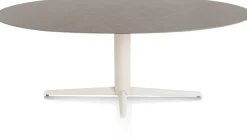 XOOON Saluti, EETKAMERTAFEL ELLIPS 210 X 105 CM. - CENTRALE POOT - CRÈME - Lava^ Eettafels