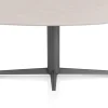 XOOON Saluti, EETKAMERTAFEL ELLIPS 180 X 105 CM. - CENTRALE POOT - GRAPHIET - Light sand^ Eettafels