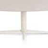 XOOON Saluti, EETKAMERTAFEL ELLIPS 210 X 105 CM. - CENTRALE POOT - CRÈME - Light sand^ Eettafels