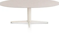 XOOON Saluti, EETKAMERTAFEL ELLIPS 210 X 105 CM. - CENTRALE POOT - CRÈME - Light sand^ Eettafels