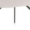 XOOON Saluti, EETKAMERTAFEL ORGANISCH 240 X 120 CM. - 4-POOTJES - STEELBROWN - Light sand^ Eettafels
