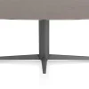 XOOON Saluti, EETKAMERTAFEL OVAAL 210 X 105 CM. - CENTRALE POOT - GRAPHIET - Lava^ Eettafels