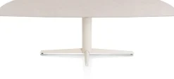XOOON Saluti, EETKAMERTAFEL OVAAL 240 X 110 CM. - CENTRALE POOT - CRÈME - Light sand^ Eettafels