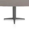 XOOON Saluti, EETKAMERTAFEL OVAAL 150 X 105 CM. - CENTRALE POOT - GRAPHIET - Lava^ Eettafels