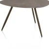 XOOON Salutina, salontafel 68 x 68 cm - 3 pootjes - steelbrown^ Salontafels