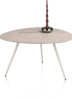 XOOON Salutina, salontafel 68 x 68 cm - 3 pootjes - crème^ Salontafels