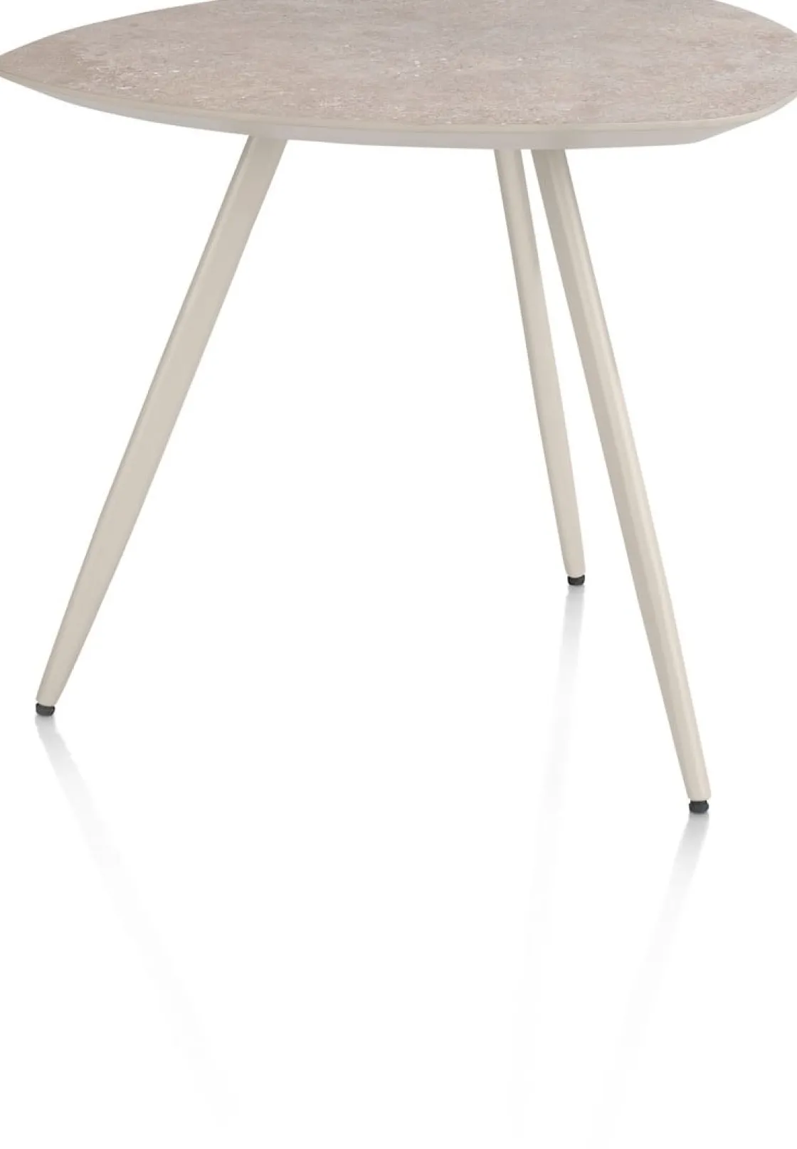 XOOON Salutina, salontafel 53 x 53 cm - 3 pootjes - crème^ Salontafels