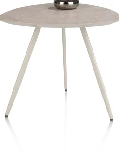XOOON Salutina, salontafel 53 x 53 cm - 3 pootjes - crème^ Salontafels