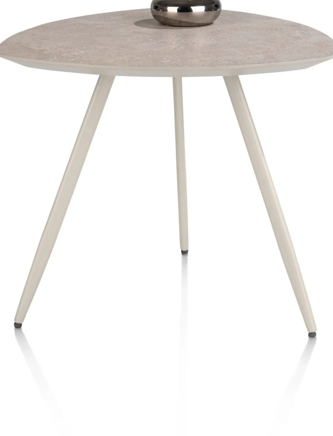 XOOON Salutina, salontafel 53 x 53 cm - 3 pootjes - crème^ Salontafels