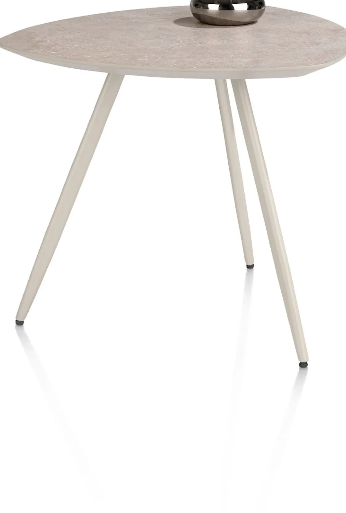 XOOON Salutina, salontafel 53 x 53 cm - 3 pootjes - crème^ Salontafels