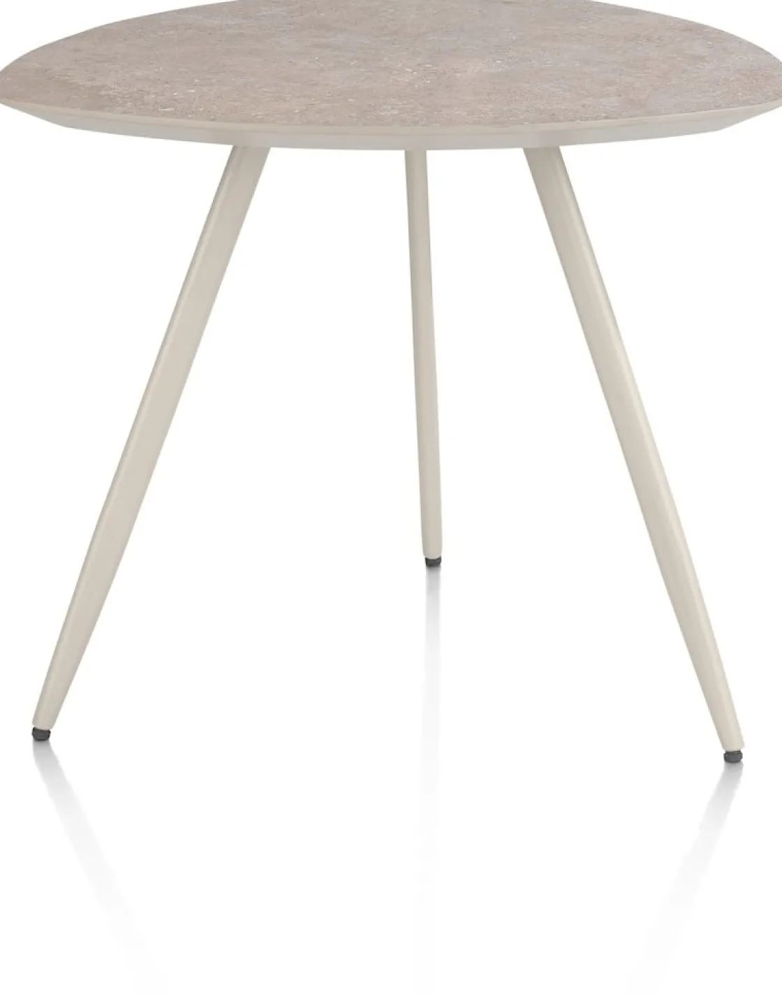 XOOON Salutina, salontafel 53 x 53 cm - 3 pootjes - crème^ Salontafels