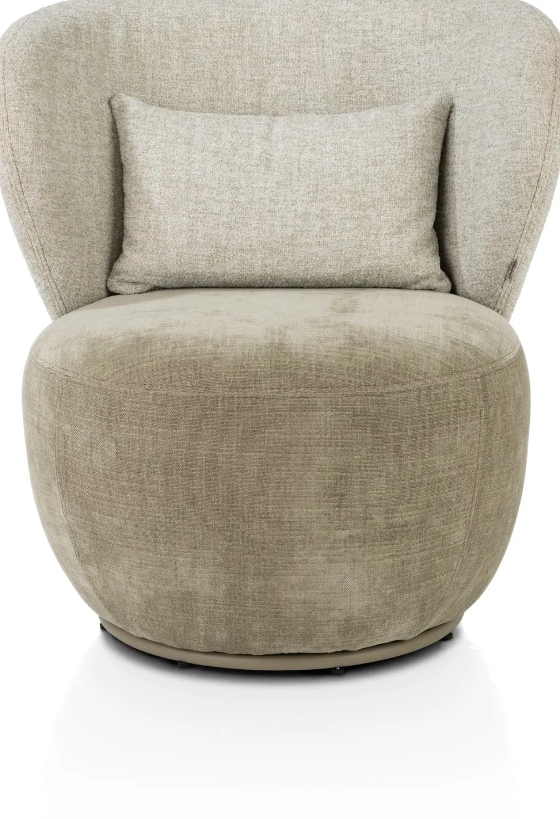 XOOON Solee fauteuil - draaibaar in de kleur Groen -^ Draaifauteuils|Stoffen Fauteuils