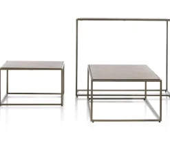 XOOON Stand Up bijzettafel in de kleur Goud - COCOmaison^ Woonaccessoires|Bijzettafels