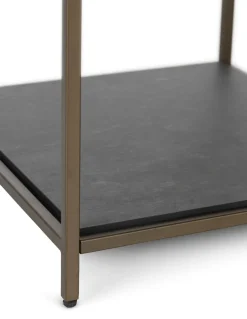 XOOON Stand up rek 45x50x193cm in de kleur Goud - COCOmaison^ Wanddecoraties|Woonaccessoires