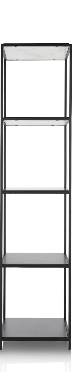 XOOON Stand up rek 45x50x193cm in de kleur Zwart - COCOmaison^ Woonaccessoires|Wanddecoraties