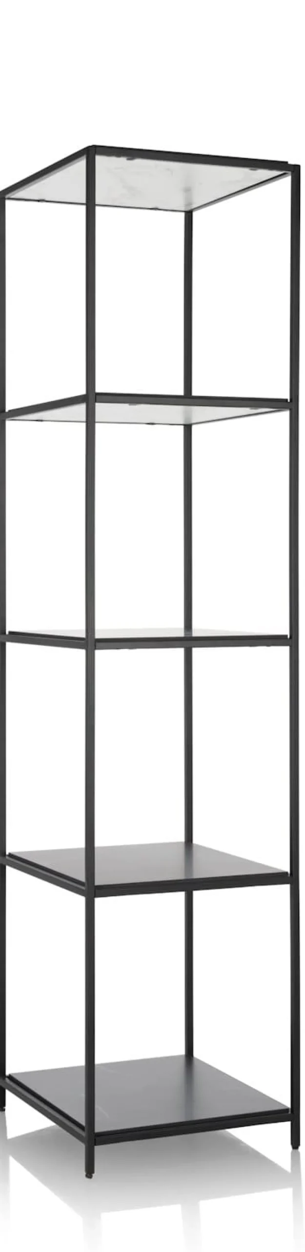 XOOON Stand up rek 45x50x193cm in de kleur Zwart - COCOmaison^ Woonaccessoires|Wanddecoraties