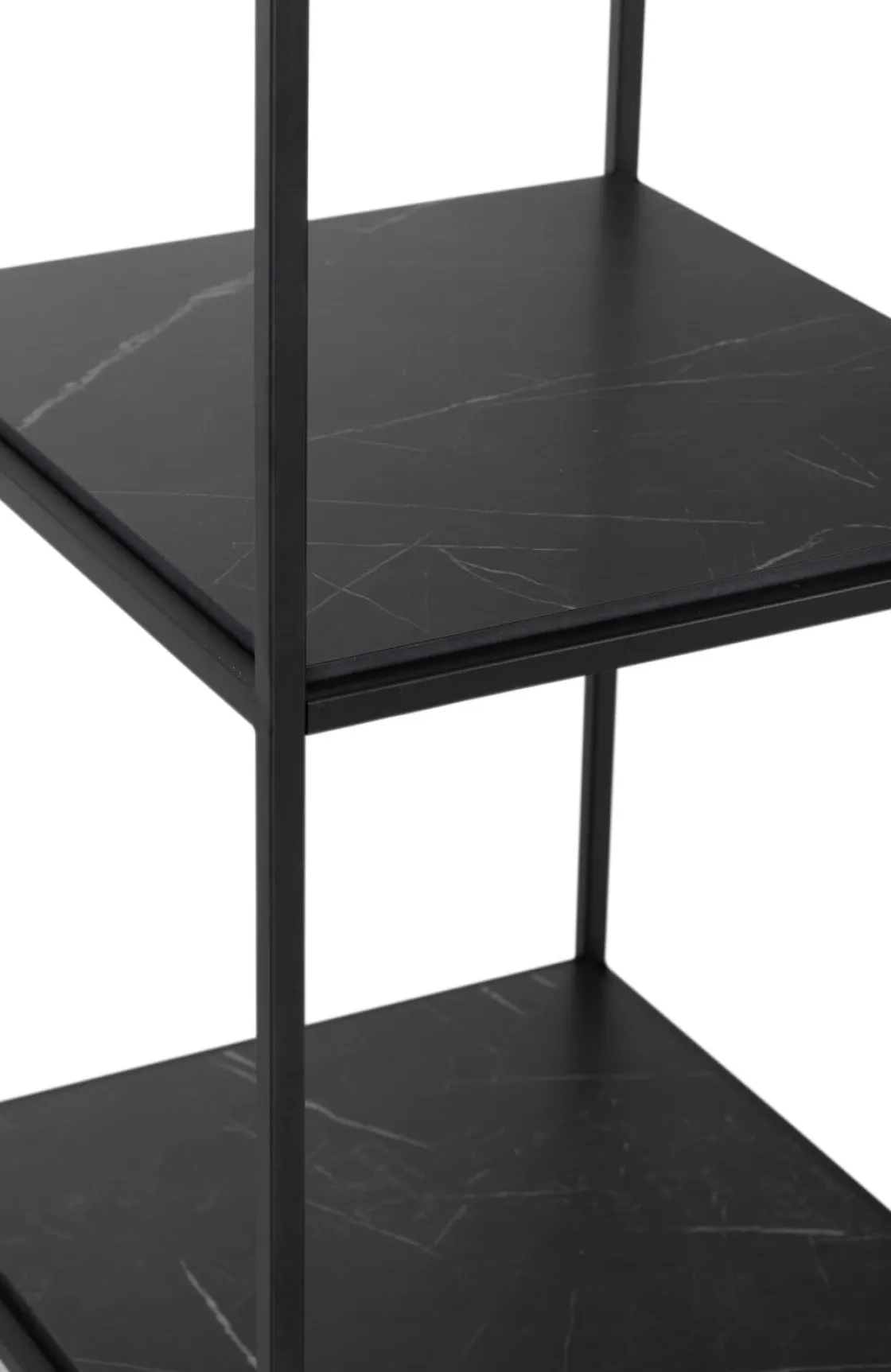 XOOON Stand up rek 45x50x193cm in de kleur Zwart - COCOmaison^ Woonaccessoires|Wanddecoraties