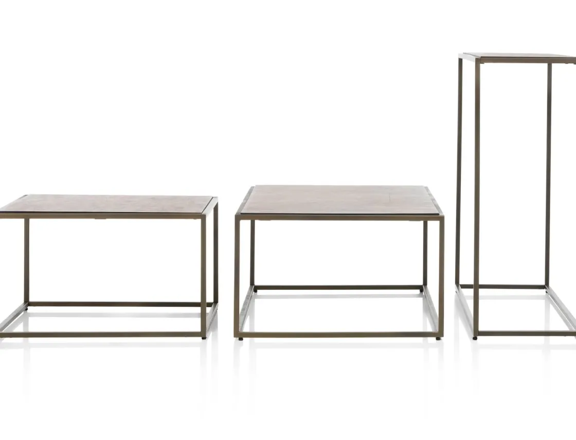 XOOON Stand Up salontafel in de kleur Goud - COCOmaison^ Woonaccessoires