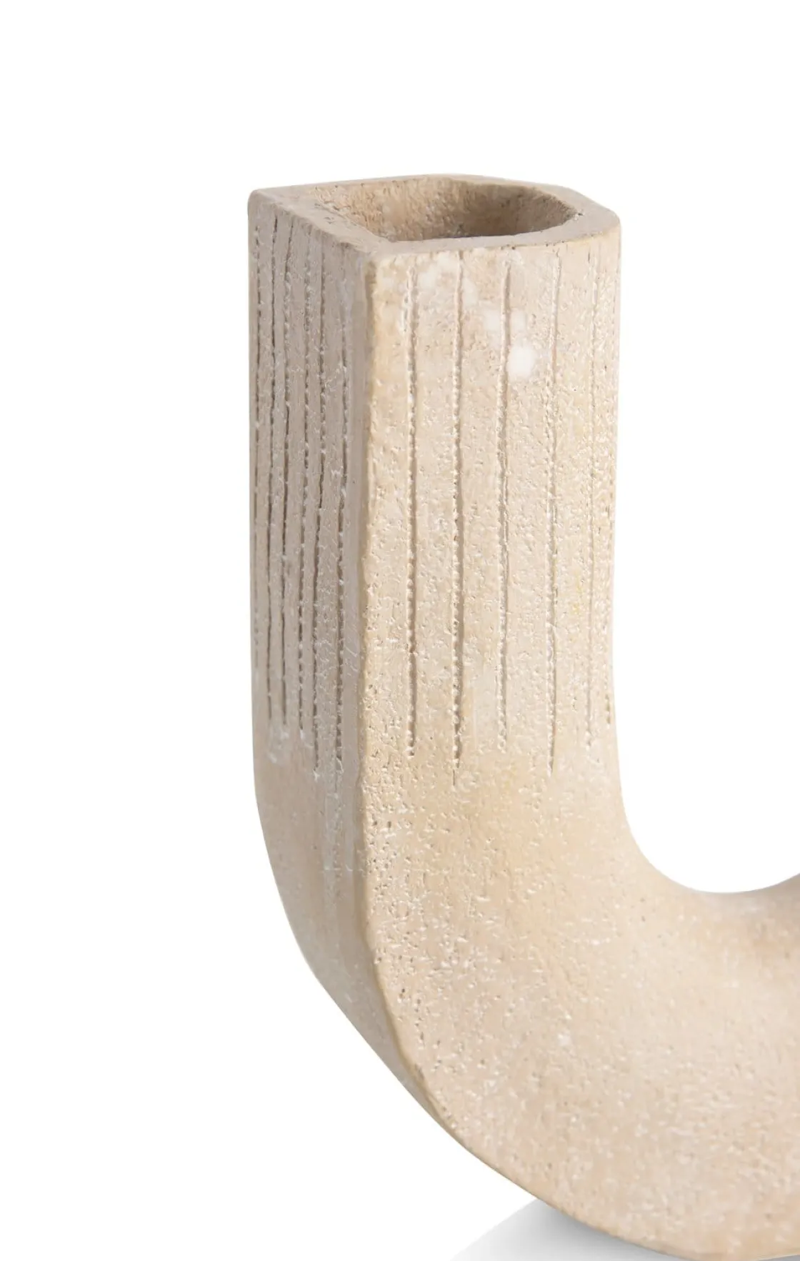 XOOON Suze vaas H16cm in de kleur Beige - COCOmaison^ Woonaccessoires
