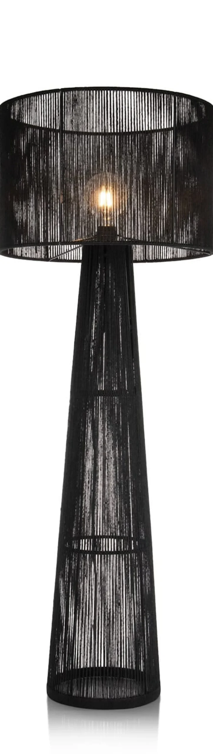 XOOON Tali vloerlamp 1*E27 H120cm in de kleur Zwart - COCOmaison^ Vloerlampen