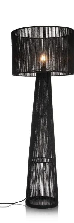 XOOON Tali vloerlamp 1*E27 H120cm in de kleur Zwart - COCOmaison^ Vloerlampen