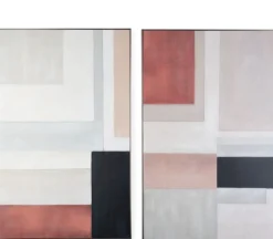 XOOON Tijn schilderij 90x140cm in de kleur Multi Color - COCOmaison^ Wanddecoraties|Woonaccessoires