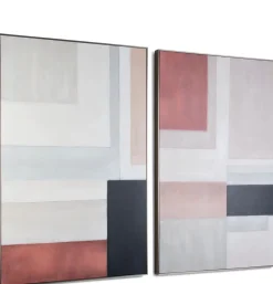 XOOON Tijn schilderij 90x140cm in de kleur Multi Color - COCOmaison^ Wanddecoraties|Woonaccessoires