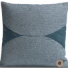XOOON Timeless Aria kussen 45x45cm in de kleur Blauw - COCOmaison^ Woonaccessoires