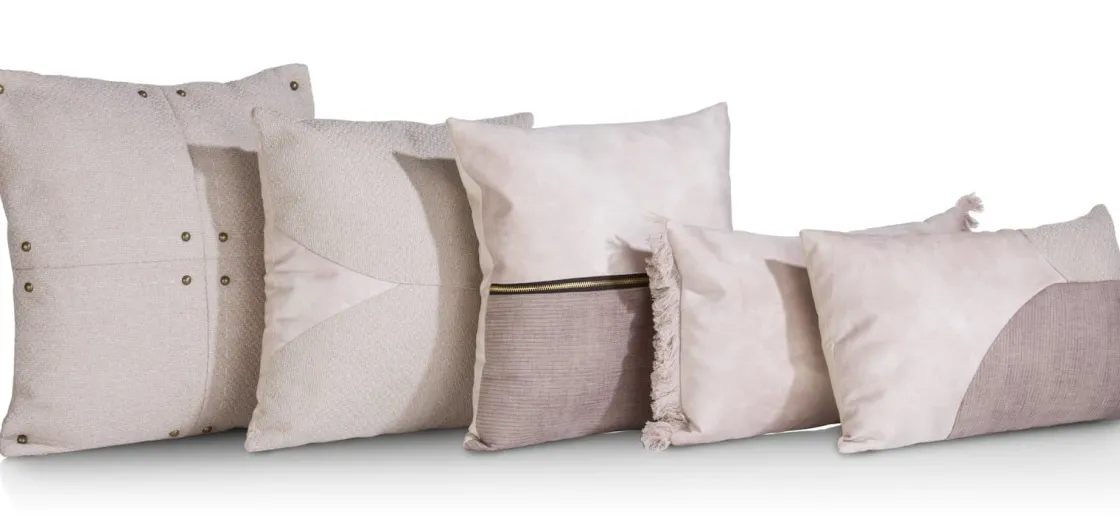 XOOON Timeless Aria kussen 45x45cm in de kleur Beige - COCOmaison^ Woonaccessoires