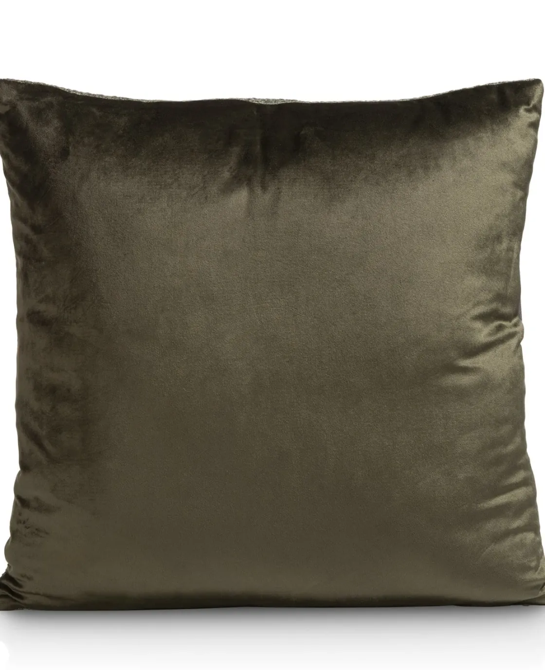 XOOON Timeless Aria kussen 45x45cm in de kleur Olijf - COCOmaison^ Woonaccessoires