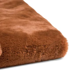 XOOON Timeless Evie plaid 130x160cm in de kleur Koper - COCOmaison^ Woonaccessoires