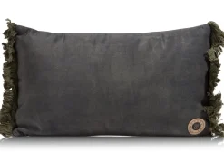 XOOON Timeless Mila kussen 30x50cm in de kleur Olijf - COCOmaison^ Woonaccessoires