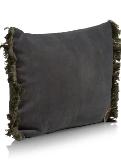 XOOON Timeless Mila kussen 30x50cm in de kleur Olijf - COCOmaison^ Woonaccessoires