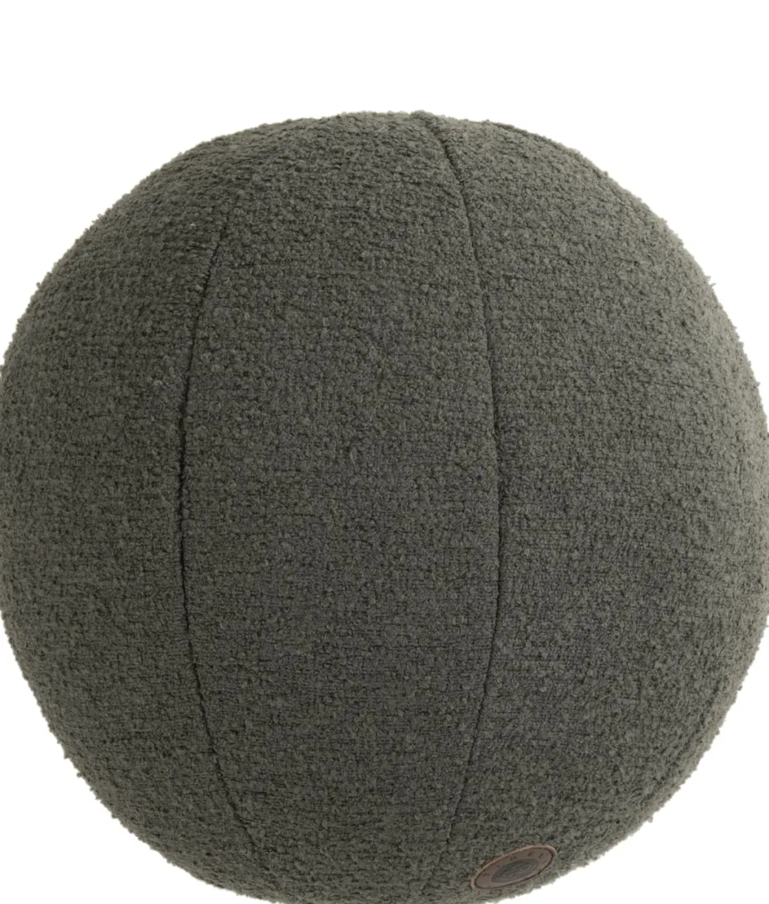 XOOON Timeless Scott kussen dia 25cm in de kleur Olijf - COCOmaison^ Woonaccessoires