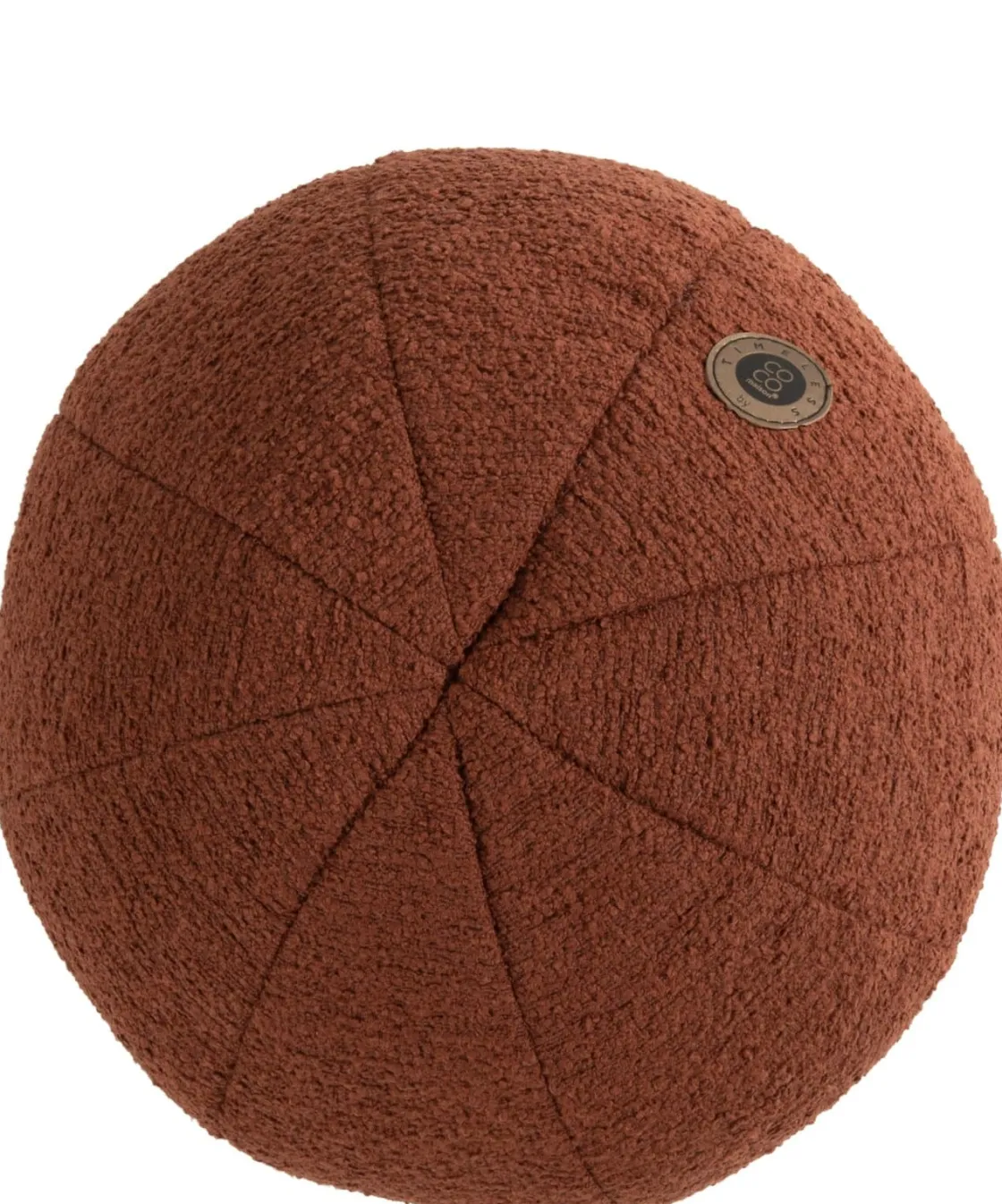 XOOON Timeless Scott kussen dia 25cm in de kleur Koper - COCOmaison^ Woonaccessoires